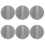 6pcs Universal Toy Stove Knobs Pretend Play Kitchen Gas Heater Button Accessories Replacement Control Knobs for Dollhouse Appliances 2026 2