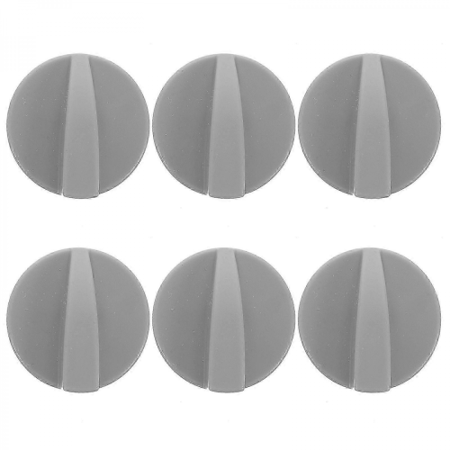 6pcs Universal Toy Stove Knobs Pretend Play Kitchen Gas Heater Button Accessories Replacement Control Knobs for Dollhouse Appliances 2026 1