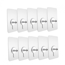 Picture Hanging Hooks 10pcs No Nails Heavy Duty NonMarking for Drywall and Home Decor