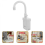 Rubinetto Giocattolo per Lavello da Cucina con Acqua Corrente, Grigio, Set Completo 2