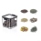 2026 Airtight Plastic Kitchen Storage Jars 700ml Stackable Nestable Food Containers 1