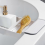 2026 Matte Gold Pump Modern Ceramic Soap Dispenser, 13.5 oz Rectangle 2