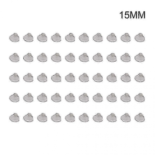 15mm 50 pezzi ventose trasparenti senza ganci anticollisione