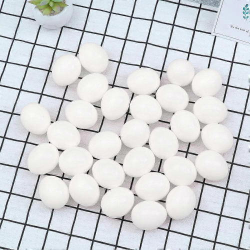 Plastic Egg Model Simulation Egg Toy for Kids 50Pcs White Educational Gift 1