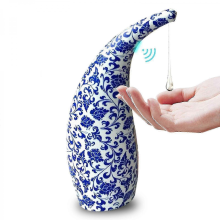 Blue300mL Infrared Automatic Soap Dispenser for Hands-Free Use with Liquid, Lotion, or Gel in Bathrooms and Kitchens 25-26s