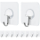 Self Adhesive Wall Hooks Heavy Duty Transparent Seamless Reusable Adhesive for Kitchen Bathroom 4