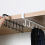 Wall Mounted Hook Rack with 6 Hooks for Kitchen Mug Holder and MultiRoom Organization White 3