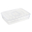 Detachable Grid Layer Egg Storage Box For Kitchen Use White 36.5X26.5X7CM Sealing 1Pc 2