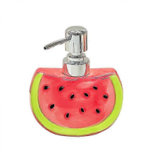 Flacon distributeur en céramique pastèque () pour savon à mains, lessive, lotion bain - Pompe originale