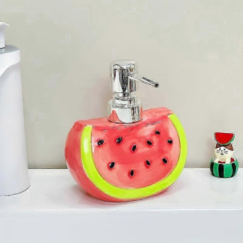 Wassermelonen-Keramik-Pumpflasche für Handseife, Waschmittel & Badelotion 1
