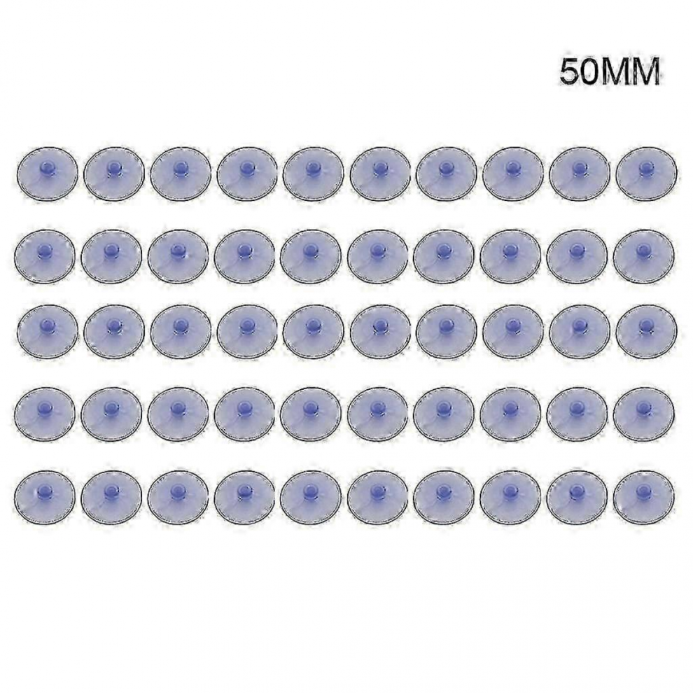 2025 50 Pieces Transparent Suction Cups Without Hooks Anti-Collision Sucker Padmale 5008878143022