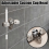 Wall Mounted Broom and Mop Holder with Adjustable Suction Cup Hooks for Bathroom Kitchen Garage 4