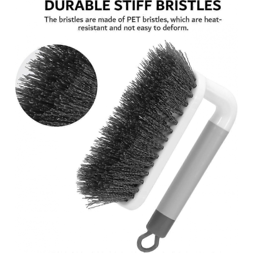 2026 2 Pack Stiff Bristle Scrub Brushes, Heavy Duty Cleaning Brushes 2