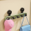 Dopamine Suction Cup Hook Rustproof Easy Installation Bathroom Organiser Rack for Home Hotels B Middle Green 5
