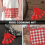 Grembiule da cucina per bambini, cotone rosso, con mini peluche, per giochi di ruolo, 1 set 5