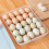 Egg Holder for Fridge Large Stackable Tray with Lid Transparent OdorProof Storage Box Kitchen 2