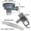 Stainless Steel Kitchen Sink Strainer Basket with Rectangular Overflow and Drain Assembly 2026 2