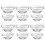 Transparent Glass Food Bowls for Storage Use 12Pcs Multi-Function Kitchen Bowls 3