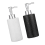 Leere Glas-Shampooflaschen mit Pumpspender, 2er-Set 2