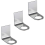 3-Pack Self-Adhesive Stainless Steel Soap Dispenser Holder for Kitchen and Bathroom 1