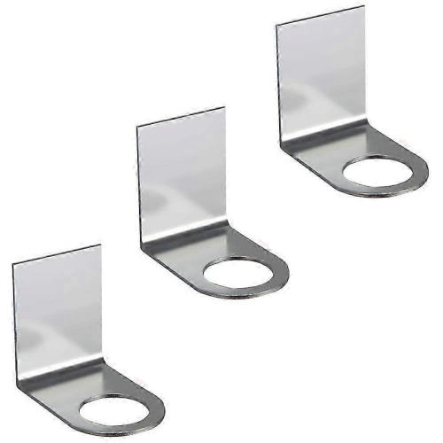 3-Pack Self-Adhesive Stainless Steel Soap Dispenser Holder for Kitchen and Bathroom