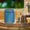Airtight Tea Canister for Kitchen Use Blue Tinplate Storage Jar 5