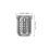 Strainers for Kitchen Stainless Steel Filter Covers for Floor Drain Silver 5x4.3cm Filtering 1Pack 2