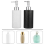 Leere Glas-Shampooflaschen mit Pumpspender, 2er-Set 4