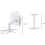 Rotating Kitchen Hooks with Strong SelfAdhesive Grip, 360 Degree Space Saving Utensil Holder White 2