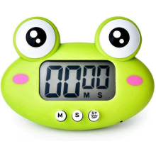 2026 Kitchen Timer, Cute Cartoon Animal Countdown Timer, Digital Cooking Timer With Magnetic(frog)