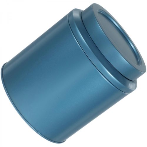 Airtight Tea Canister for Kitchen Use Blue Tinplate Storage Jar 2