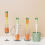 GreenSmooth grip sponge cup brush for kitchen cleaning 2