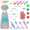 Set da 30 pezzi per bambini, utensili da cucina, grembiule e cappello da cuoco 5
