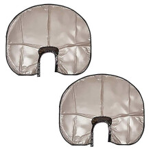 (As show, One size) 2 Pack Waterproof Shawls Adult Barber Wraps Hair Salon Home Haircut Shawls