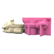 Blumentöpfe Silikonform 3D Elefant Vase Blumentopf Epoxidharz