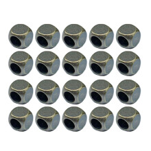 20pcs Round/Square Brass Pendant Beads-bronze square beads 2