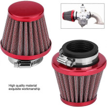 (As show, One size) QQDD 38mm Air Filter Round Cone Universal Auto Cold Air Intake Induction Kit for Off-Road Motor