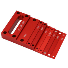 Jeu de blocs de jauge en aluminium durable pour un réglage précis des outils – 9 pièces