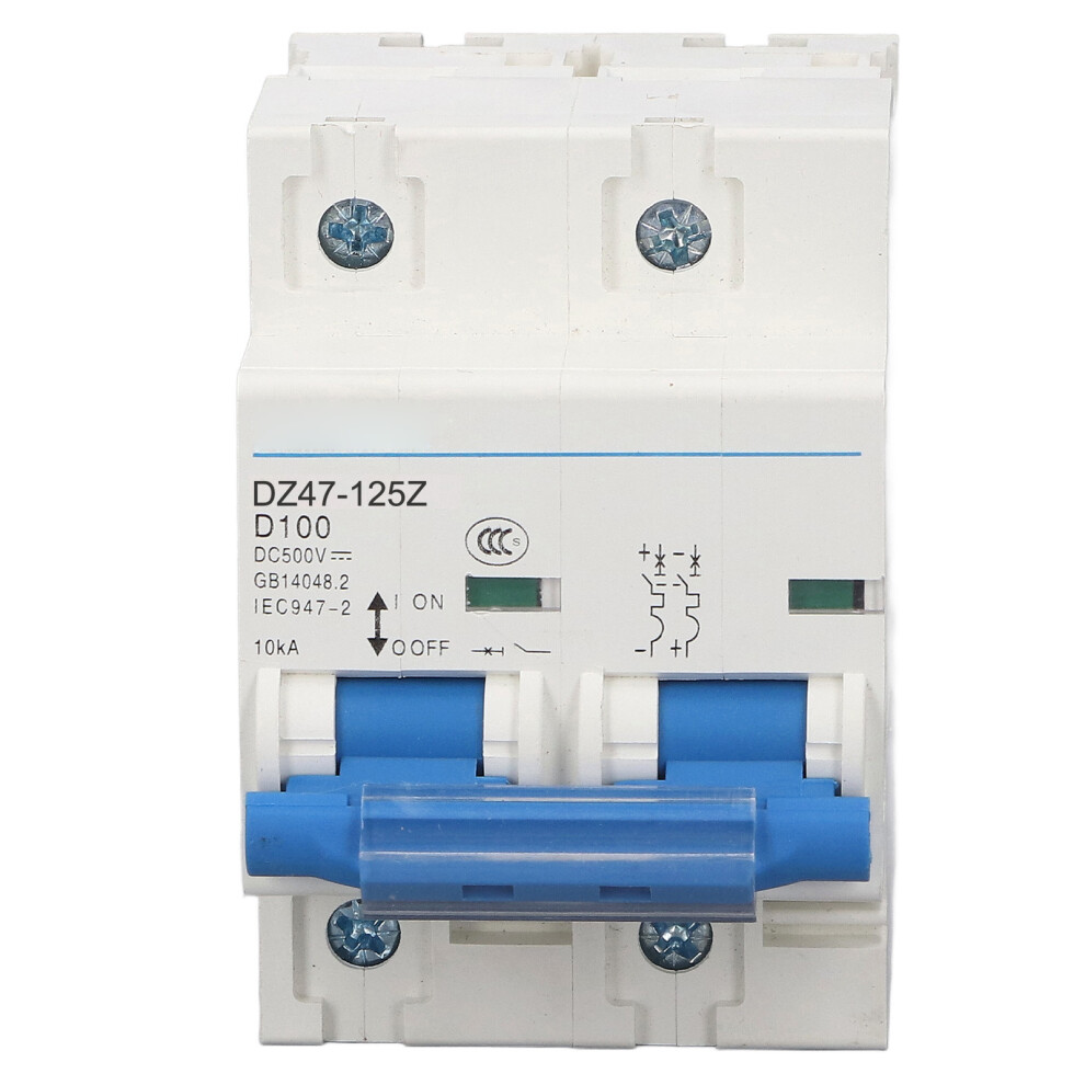 Dc Circuit Breaker 100A 10Ka 36Mm Din Rail Miniature Overload Protector 9471371561444