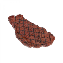 Giocattolo da cucina modello bistecca finta per bambini con 1 pezzo di simulazione in plastica
