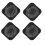 Odor Resistant Drain Protector Square Shape Bathroom Kitchen Sink Cover WhiteBlack 1