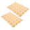 Eggs Container Egg Cartons for Organizing Kitchen 2Pcs Beige Set 4