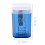 (As show, One size) Manual pencil sharpener, double hole compact pencil sharpener 2