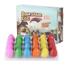 STEM-project voor kinderen, magisch ei-wetenschapsexperiment met uitkomende dinosaurusspeelgoedjes, leuk educatief speelgoed dat in water groeit,
