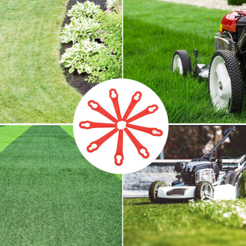 Plastic Blades for Grass Trimmer, Replacement for STIHL Polycut 2-2 High-Strength Plastic Replacement Blades Durable and Practical Nylon Cutting 1