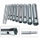 Durable Steel Dual-Ended Wrench Socket, Ignition Spark Plug Spanner Set For Quick And Efficient Repairs, 10Pcs Construction Tools Providing 4