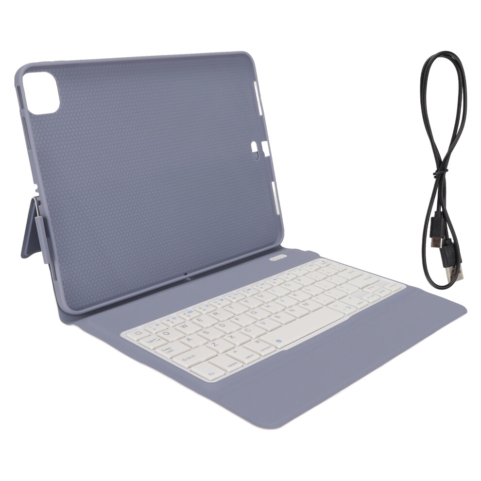 Detachable Keyboard Case For Ipad 11Th 10Th Generation, Premium Material Silicone Backlit Wireless Folio Keyboard Cover With Auto Sleep/Wake For Ipad 9138057432084