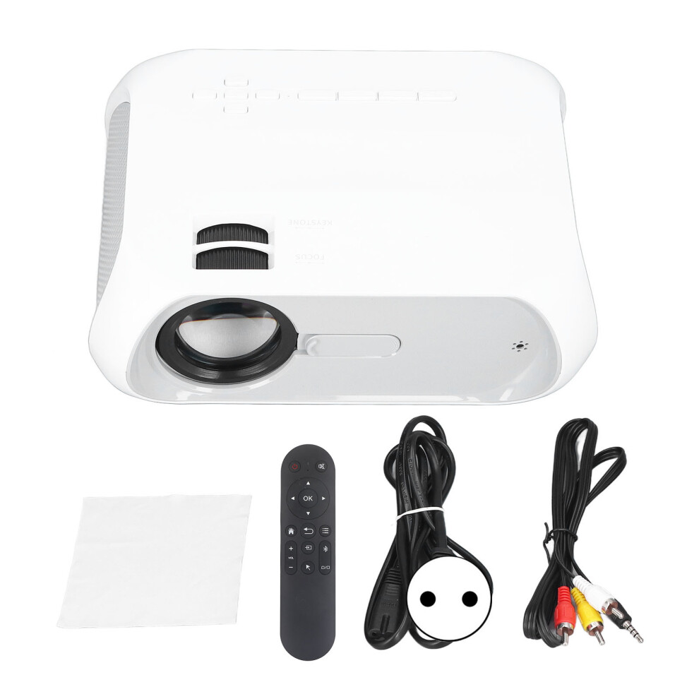 Home Theater Hd Projector, Wifi 6 Bluetooth 5.2 With Auto Keystone Remote Focus 4K Video Playback 35Db Quiet Operation Hd Projector For Office 9482828843167