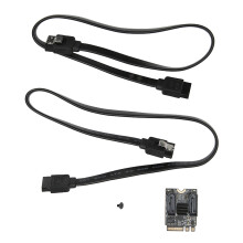 SATA III Data Cable with Locking Latch, Internal Serial ATA Cable for HDD SSD and Optical Drives, 6Gbps Fast Data Transfer Secure Connection for