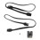SATA III Data Cable with Locking Latch, Internal Serial ATA Cable for HDD SSD and Optical Drives, 6Gbps Fast Data Transfer Secure Connection for 1